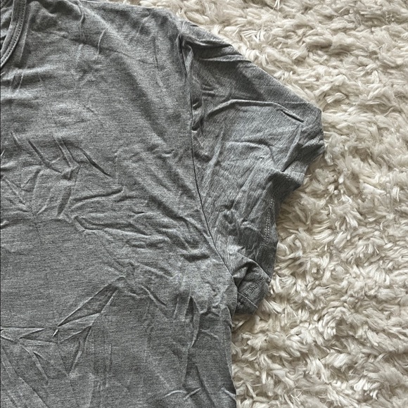 Awry Charcoal Gray Men’s Crop Top - Picture 4 of 7